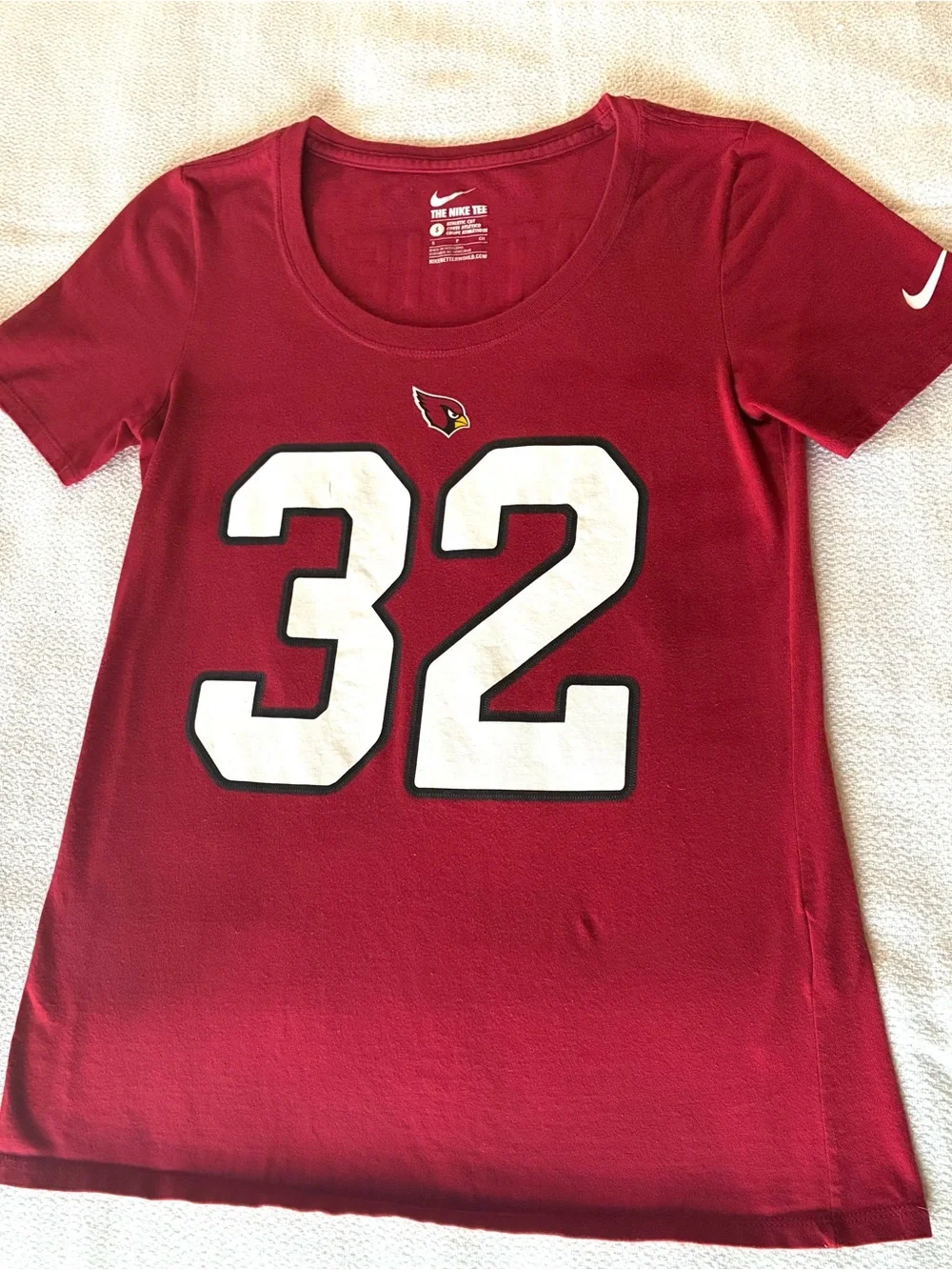 Nike Women's Red Arizona Cardinals Tyrann Mathieu #32 Graphic Tee